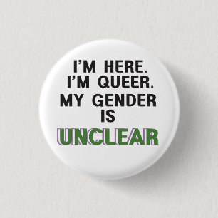 Badge Rond 2,50 Cm Genderqueer Pride — Bouton