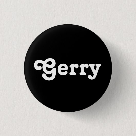 Badge Rond 2,50 Cm Gerry de boutons (Devant)