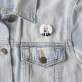 Badge Rond 2,50 Cm Ghengis Khan (En situation)