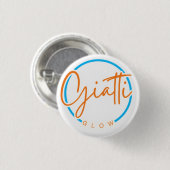 Badge Rond 2,50 Cm Giatti Glow (Devant & derrière)