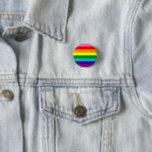 Badge Rond 2,50 Cm Gilbert Baker Gay pride drapeau Rainbow Stripe<br><div class="desc">Le design original de Gilbert Baker avec sa bande rose</div>