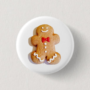 Badge Rond 2,50 Cm Gingerbread