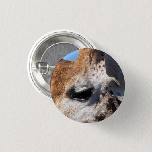 BADGE ROND 2,50 CM GIRAFFE (Devant & derrière)