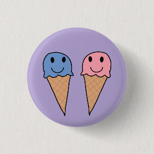 Badge Rond 2,50 Cm Glaces 5