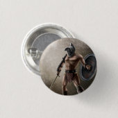 Badge Rond 2,50 Cm Gladiateur (Devant & derrière)