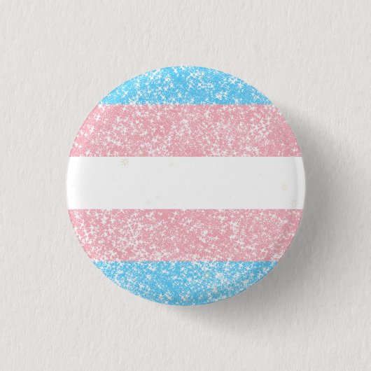 Badge Rond 2,50 Cm Glitter transgenre pride (Devant)