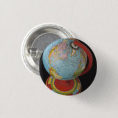 Badge Rond 2,50 Cm Globe tournant (Devant & derrière)