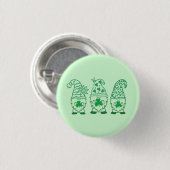 Badge Rond 2,50 Cm Gnomes de la Saint-Patrick-67845 (Devant & derrière)