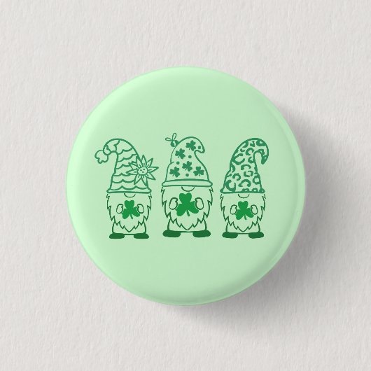 Badge Rond 2,50 Cm Gnomes de la Saint-Patrick-67845 (Devant)