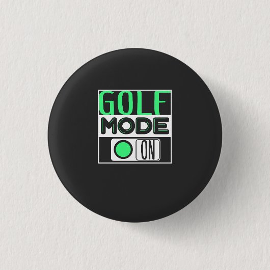 Badge Rond 2,50 Cm Golf (Devant)