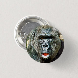 BADGE ROND 2,50 CM GORILLA FRAÎCHE