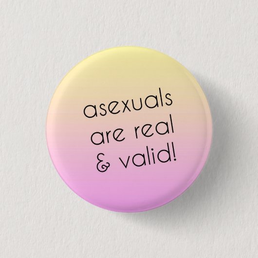 Badge Rond 2,50 Cm Goupille asexuelle de fierté (Devant)