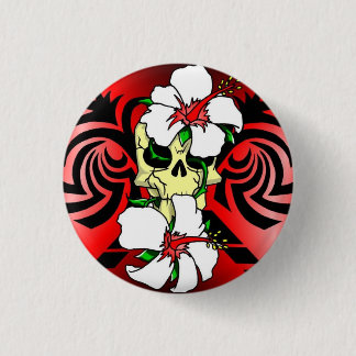 Badge Rond 2,50 Cm goupille de crâne
