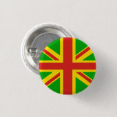 Badge Rond 2,50 Cm goupille de cric de rasta (Devant & derrière)