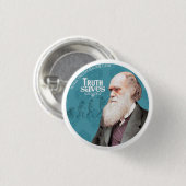 Badge Rond 2,50 Cm Goupille de Darwin (Devant & derrière)