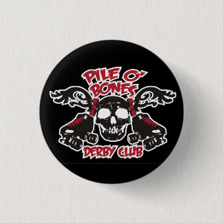 Badge Rond 2,50 Cm Goupille d'O'Bones de pile petite
