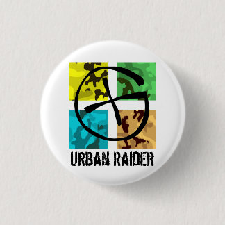 Badge Rond 2,50 Cm Goupille urbaine de voleur de Geocaching