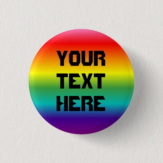 Badge Rond 2,50 Cm Gradient de gay pride (Devant)