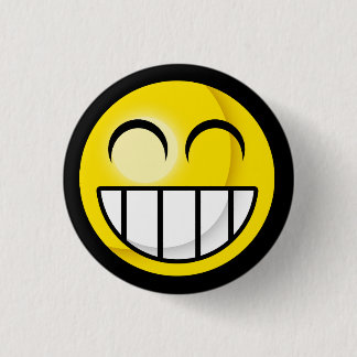 Badge Rond 2,50 Cm Grand bouton de grimace