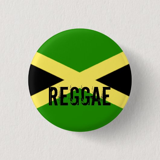 Badge Rond 2,50 Cm grand drapeau, REGGAE (Devant)