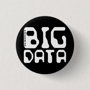 Badge Rond 2,50 Cm Grand scientifique de données