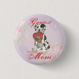Badge Rond 2,50 Cm Grande Danse Maman Coeur