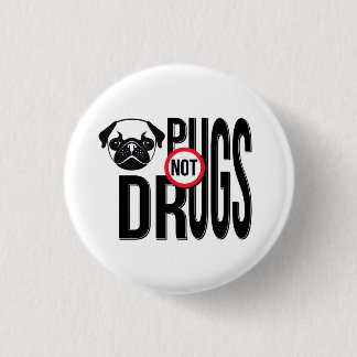 Badge Rond 2,50 Cm Graphiques de typographie de drogues de carlins
