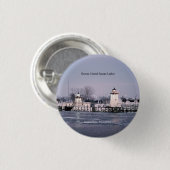 Badge Rond 2,50 Cm Grassy Island Range Lights button (Devant & derrière)