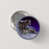 Badge Rond 2,50 Cm Gray Wolves (Devant & derrière)