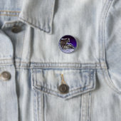 Badge Rond 2,50 Cm Gray Wolves (En situation)