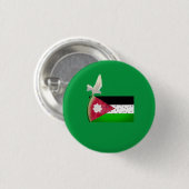 Badge Rond 2,50 Cm Green Free Palestine Watermelon Designs (Devant & derrière)