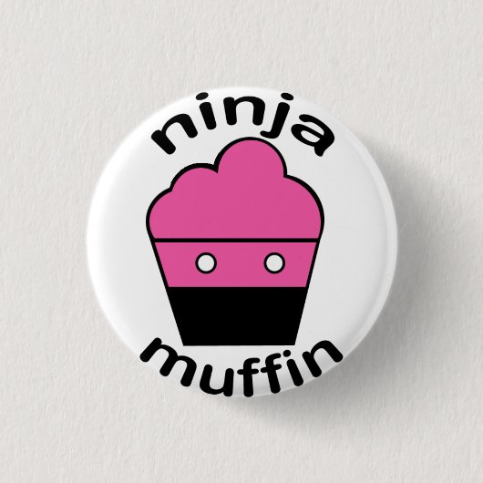 Badge Rond 2,50 Cm Greg le petit pain de Ninja (Devant)