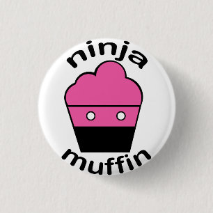Badge Rond 2,50 Cm Greg le petit pain de Ninja