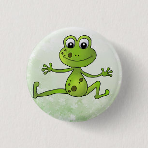 Badge Rond 2,50 Cm Grenouille 