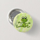 Badge Rond 2,50 Cm Grenouille dansante (Devant & derrière)