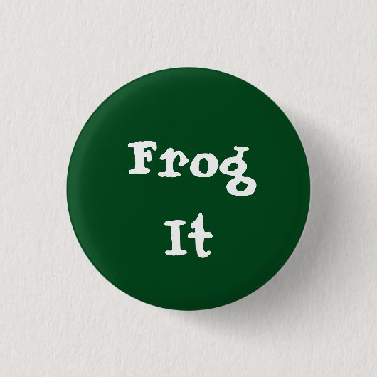 Badge Rond 2,50 Cm Grenouille il (Devant)
