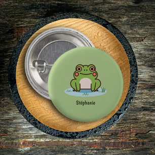 Badge Rond 2,50 Cm Grenouille mûre