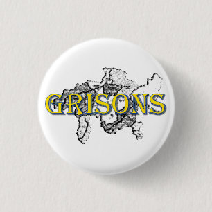 Badge Rond 2,50 Cm Grisons
