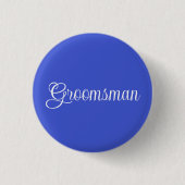 Badge Rond 2,50 Cm Groomsman (Devant)