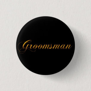 Badge Rond 2,50 Cm Groomsman