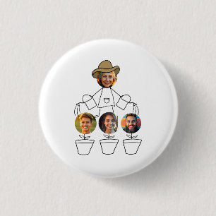 Badge Rond 2,50 Cm Grossesse grand-mère petits enfants Photos