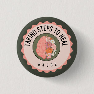 Badge Rond 2,50 Cm guérison