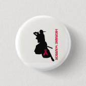 Badge Rond 2,50 Cm Guerrier de migraine (Devant)