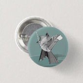 Badge Rond 2,50 Cm Guerrier numérique (Devant & derrière)