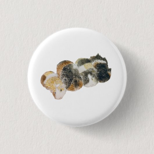 Badge Rond 2,50 Cm guinea pigs (Devant)
