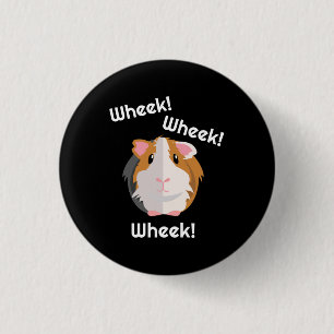 Badge Rond 2,50 Cm Guinée amour du porc