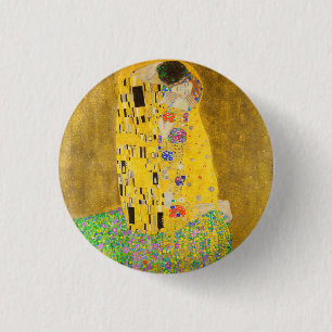 Badge Rond 2,50 Cm Gustav Klimt The Kiss Fine Art