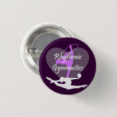 Badge Rond 2,50 Cm Gymnastique rythmique (Devant & derrière)