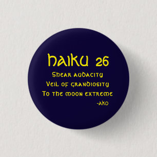 BADGE ROND 2,50 CM HAIKU 26
