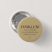 BADGE ROND 2,50 CM HAIKU 56 (Devant & derrière)